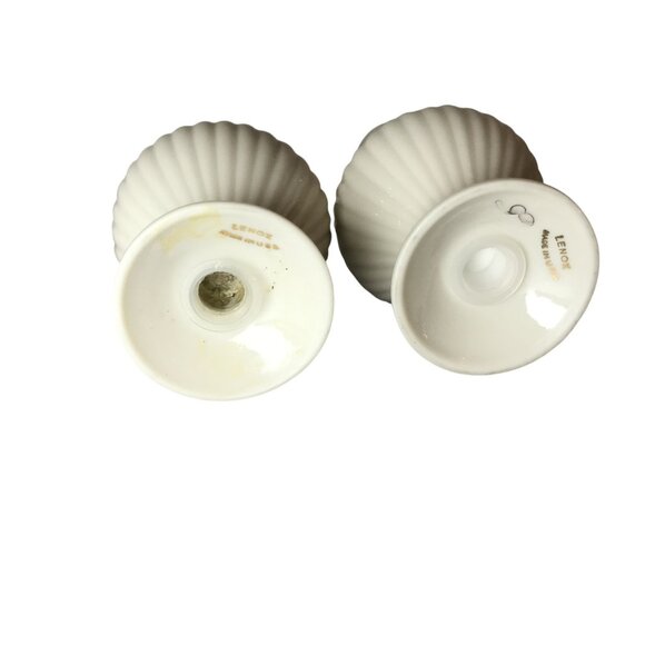 Lenox Porcelain Salt & Pepper Shakers With Heart Cutout Bowl - Picture 8 of 8